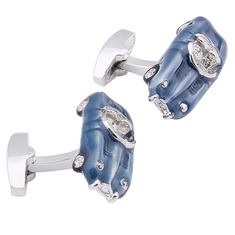 Blue Car Cufflinks