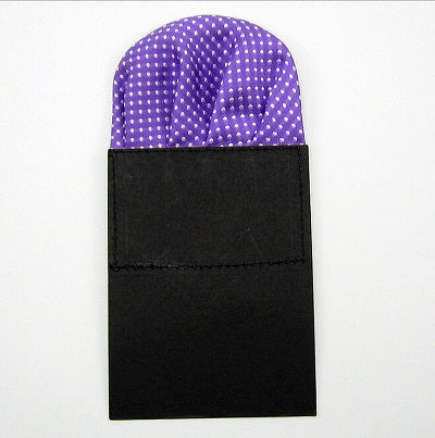 Dotted Polyester Silk Pre-folded Pocket Square