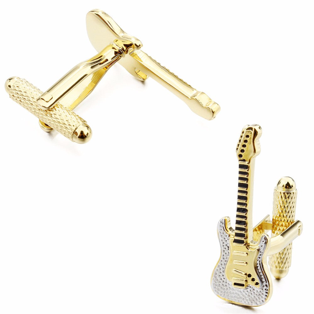 Golden Guitar Cufflinks