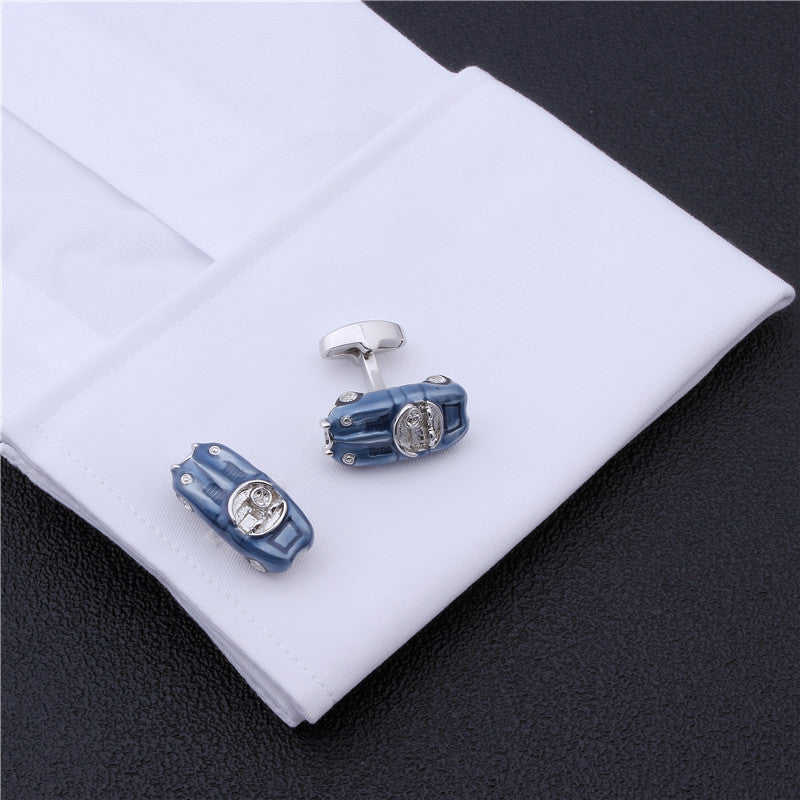 Blue Car Cufflinks