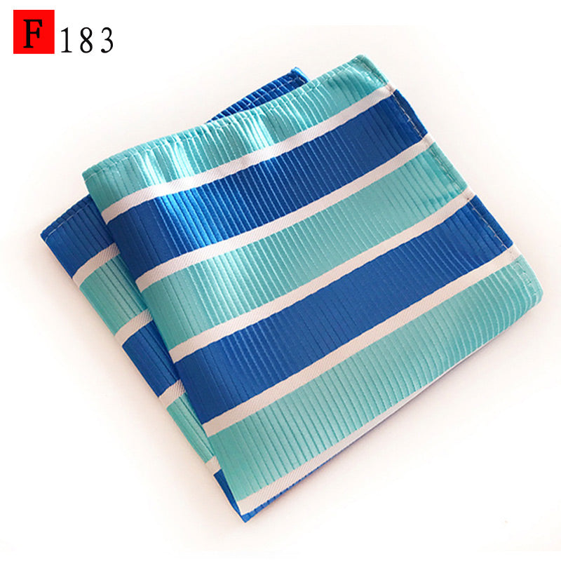 Vintage Striped Silk Handkerchief