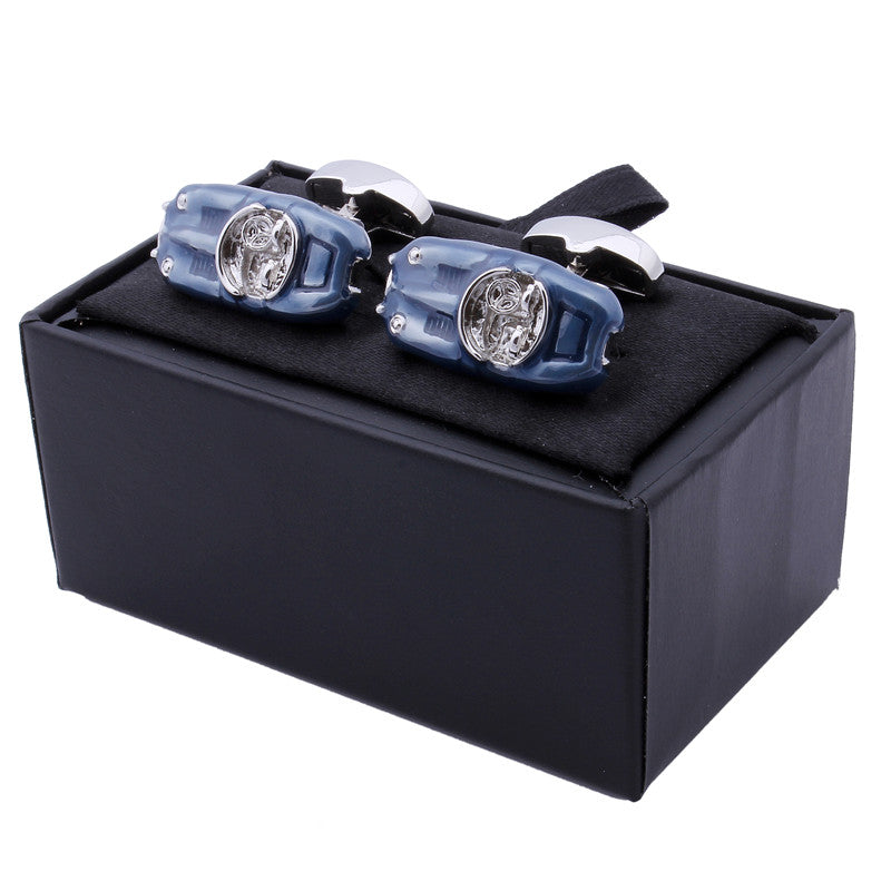 Blue Car Cufflinks