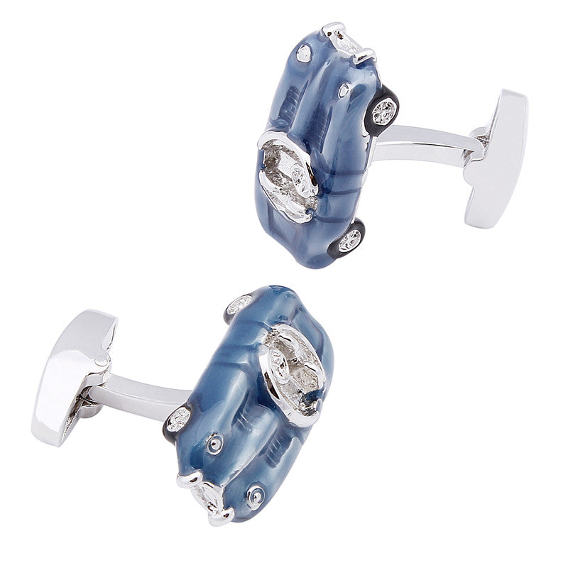 Blue Car Cufflinks