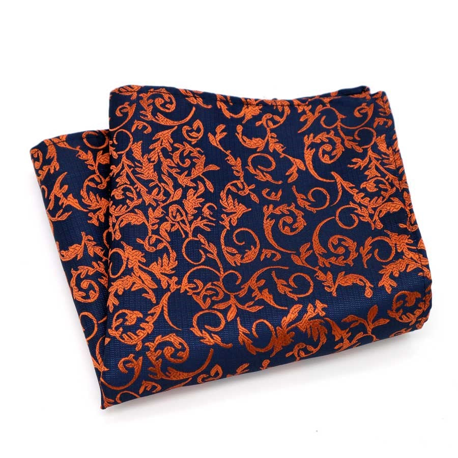 Vintage Paisley Floral Silk Handkerchief