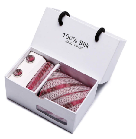 Silk Striped Tie Set