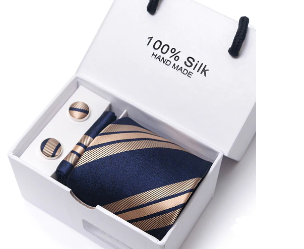 Silk Striped Tie Set