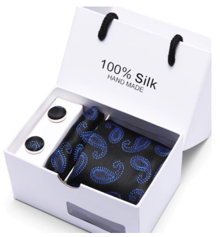 Silk Paisley Tie Set