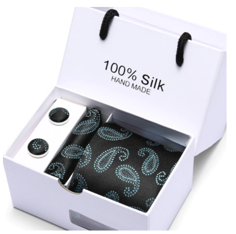Silk Paisley Tie Set