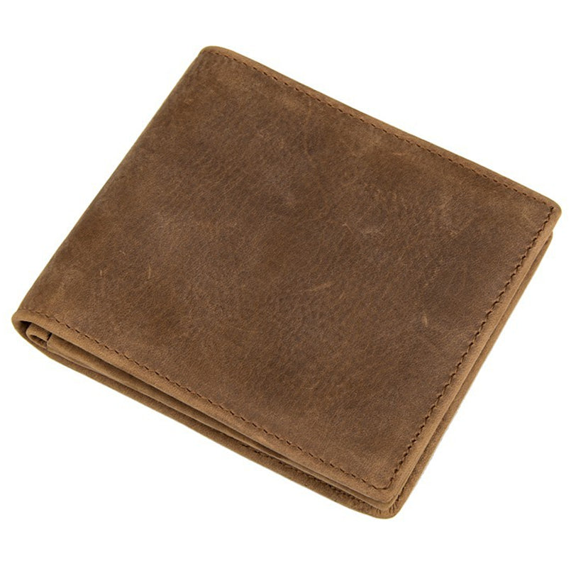 Short Style Genuine Leather Men's Wallet