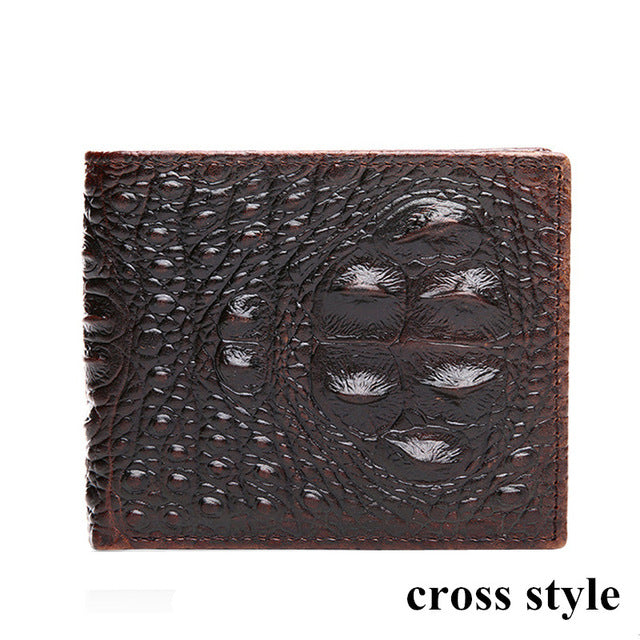 Reptile Design Genuine Leather Wallet
