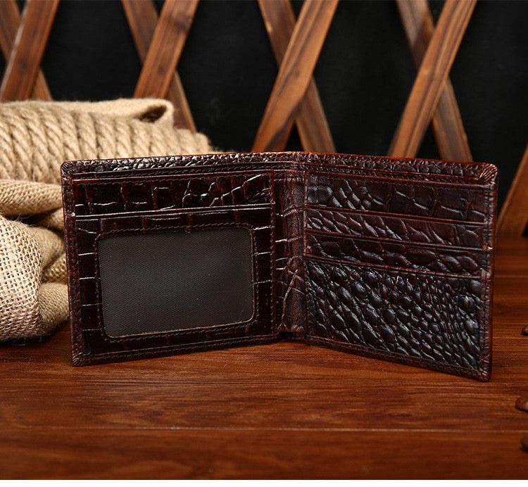 Reptile Design Genuine Leather Wallet