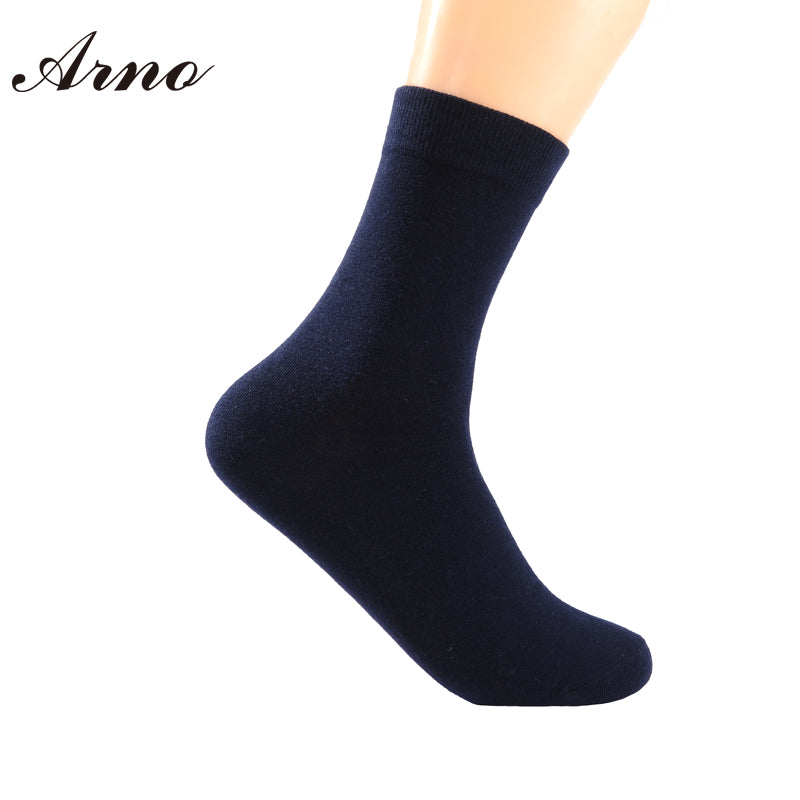 5 Pairs Solid Color Crew Socks