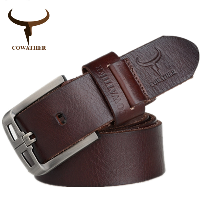 Cowather Full Grain Genuine Leather Belt XF005 Wallstreet Wardrobe