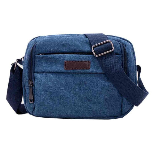 Men's Casual Canvas Travel Crossbody Bag