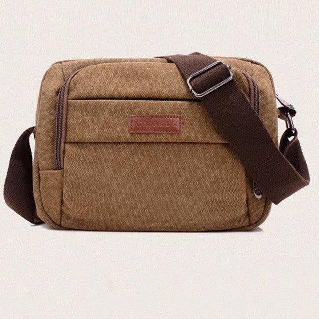 Men's Casual Canvas Travel Crossbody Bag