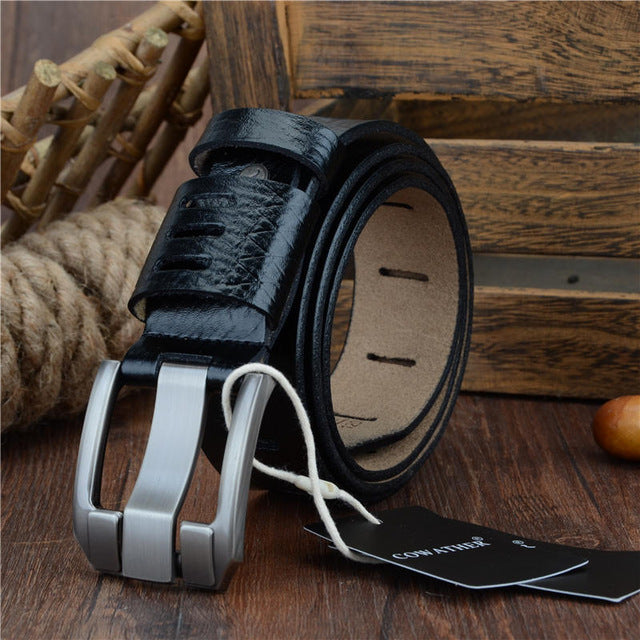 Cowather Genuine Luxury Leather Men's Belt - QSK001