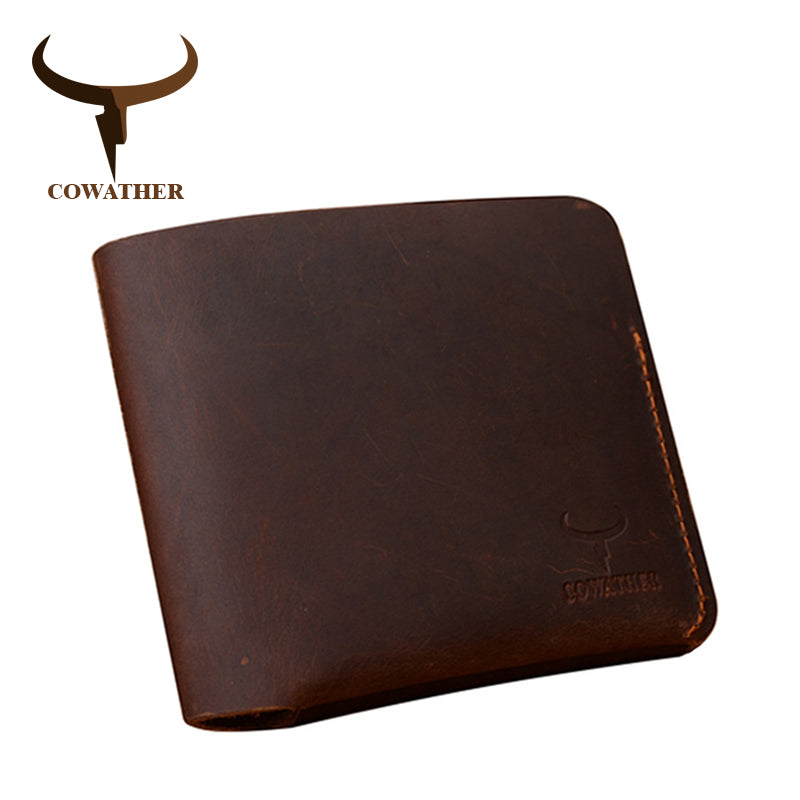 Small Genuine Leather Men's Travel Wallet