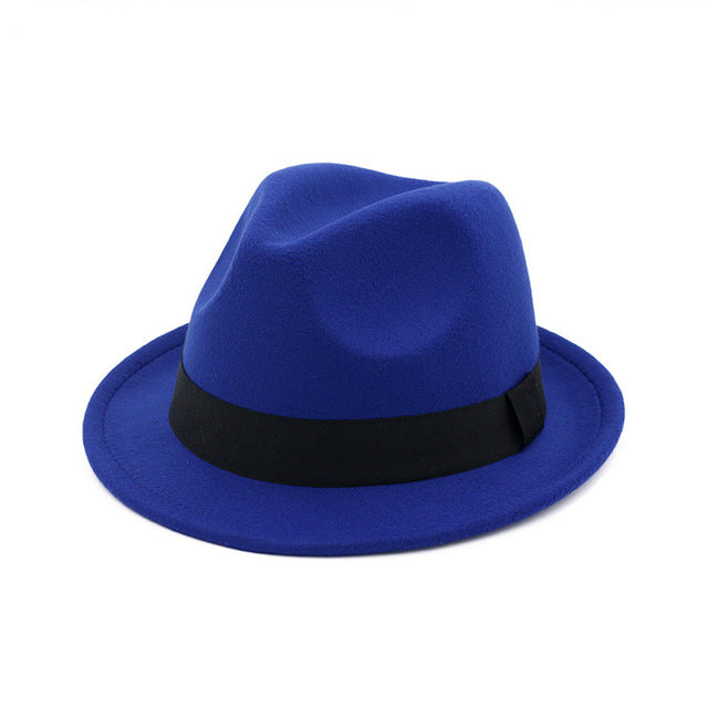 Solid Color Fedora Hat
